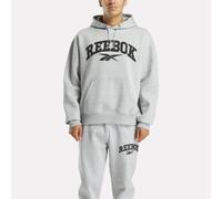 Reebok - Varsity High Density Hoodie, Light Grey Marl, Size: M