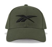 Reebok Vector Baseball Hat | Snapback | Six Panel | Casual | Everyday | Sun Protection | Lightweight | Breathable - Army Green
