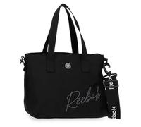 Reebok Violet Shoulder Bag Black 27x22x15cm Polyester by Joumma Bags