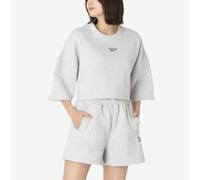 Reebok Wardrobe Essentials Cropped T-Shirt Silver