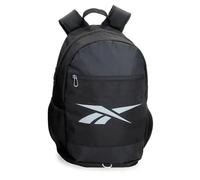 Reebok Wayland Backpack and School Pencil Case, Black, 33 x 48 x 17 cm, 26.9 L, Polyester by Joumma Bags