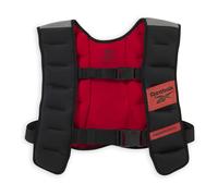 Reebok Weighted Vest 12 lb - Premium Adjustable Strength Training Vest with Reflective Trim for Full-Body Workouts Cardio Running & Rehabilitation