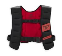 Reebok Weighted Vest 12lb - Premium Material, Adjustable Fit, Reflective Elements for Full-Body Workouts, Strength Training, and Rehabilitation