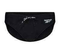 Reebok Wells Men's Swim Briefs | Tech Knit Performance Mens Swimming Shorts, with Elasticated Waist and Inner Lining | Athletic Style | Short Length Swimming Trunks, Versatile Swimwear | Black