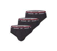 Reebok Mens Wiggins Performance Three Pack Briefs Black M