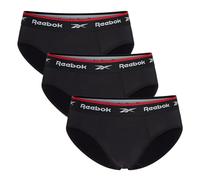 Reebok Mens Wiggins Performance Three Pack Briefs Black S