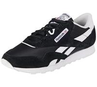 Reebok Classic Nylon Trainers - Black/White, Black/White, Size 3, Women Black/White