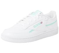 Reebok Women Club C 85 Vegan Sneaker, FTWR White/Hint Mint/Mist, 3.5