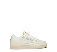 Reebok Women Club C 85 Vintage Sneaker, Chalk/Alabaster/Glen Green, 8.5