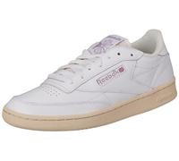 Reebok Women's Club C 85 Vintage Sneaker, FTWR White/Chalk/Infused Lilac, 3.5 UK
