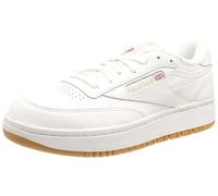 Reebok Women Club C Double Sneaker, White/Reebok Rubber Gum-07/White, 6