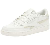 Reebok Women Club C Revenge Sneaker, Chalk/Alabaster/Gold Met, 5.5