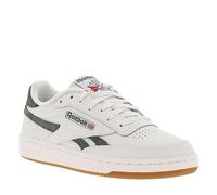 Reebok Women Club C Revenge Sneaker, Chalk/Varsity Green F23/Stucco, 5