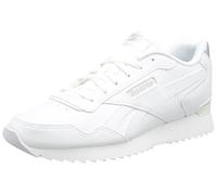 Reebok Women Glide Ripple Clip Sneaker, Footwear White/Silver Met./Footwear White, 3.5