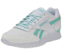 Reebok Women Glide Ripple Clip Sneaker, FTWR White/Hint Mint/Pure Grey 1, 8.5