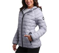 Reebok Women Jacket - Packable Quilted Puffer Coat - Casual Jacket for Women (S-XL), Dove Grey, M