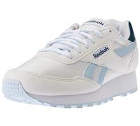 Reebok Women Rewind Run Sneaker, FTWR White/Feel Good Blue F23-R/Hoops Blue F23, 2.5