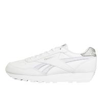 Reebok Women Rewind Run Sneaker, White/Lucid Lilac/Silver Met., 8.5