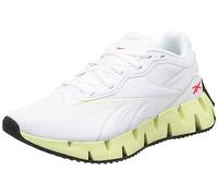 Reebok Women Zig Dynamica 4 Sneaker, FTWR White/Pure Grey 1/Citrus Glow, 7
