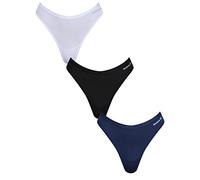 Reebok Womens 3 Pack Agatha Thongs Multi L