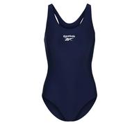 Reebok Adelia Women's Swimsuit One Piece in Navy | Womens Swimming Costume with Racerback Straps for Support and Comfort | Casual or Sports Swimming Costume