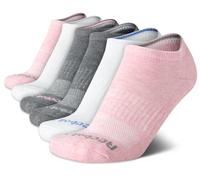 Reebok Women's Athletic Socks - Performance Cushioned Low Cut Socks (6 Pack), Pink Assorted, 4-10