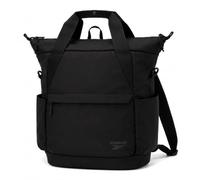 Reebok Womens Backpack Convertible Tote Backpack with Laptop Sleeve, Stevie - Black, One Size