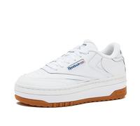 Reebok Womens Club C Extra Sneaker, Ftwr White/Ftwr White/Vector Blue, 8.5