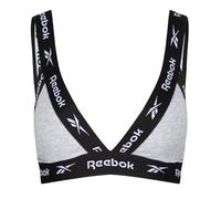 Reebok Womens Dotty Cotton Triangle Bra Grey Marl L