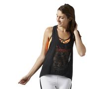 Reebok Womens Cardio Racerback Tank Size: Extra Large, Colour: Black