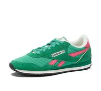 Reebok Women's Classic Az Legacy Sneakers, Casual Athletic Shoes, Upgrade Green/Upgrade Green/Passion Pink, 7 UK