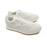 Reebok Women's Classic Leather Basket, Soft Grey Chalk Eraser, 3 UK