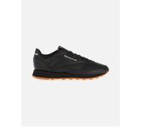 Reebok Women Classic Leather Sneaker, Core Black/Pure Grey 5/Reebok Rubber Gum-03, 3.5