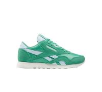 Reebok Women's Classic Nylon Sneaker, Upgrade Green/Upgrade Green/Glass Blue, 8.5 UK