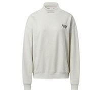Reebok Women's Classics Archive Essentials Fit Crew Sweatshirt, Chalk Melange, XL