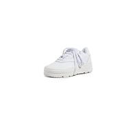 Reebok Women's Club C Double Geo Sneaker, White/Chalk, 10.5