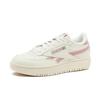 Reebok Women's Club C Double Sneaker, Chalk/Smokey Rose, 8