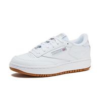 Reebok Women's Club C Double Sneaker, White/Gum, 7 UK