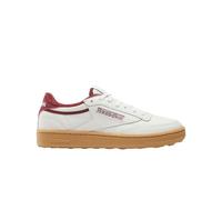 Reebok Women's Club C Golf Sneaker, Chalk/Classic Burgundy, 42.5