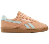 Reebok Women's Club C Grounds UK Sneaker, SUNKISSEDORANGE/GLITCHAQUA/Chalk, 2.5