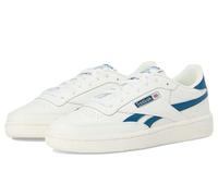Reebok Women's Club C Revenge Sneaker, Chalk/Chalk/Escape Blue, 8.5, Chalk/Chalk/Escape Blue, 8.5