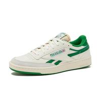 Reebok Women's Club C Revenge Sneaker, Chalk/White/Glen Green, 10 UK