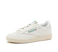 Reebok Women's Club C Sneaker, Chalk/Alabaster/Glen Green, 7.5