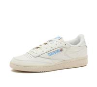 Reebok Women's Club C Sneaker, Chalk/Alabaster/Sky Blue, 3.5 UK