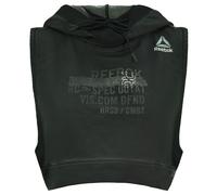 Reebok Women's Combat Glory Black Cropped Hoodie | Size: XS Reebok Black XS