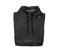 Reebok Women's Combat Glory Grey Cropped Hoodie in Dark Grey | Size: Large Reebok Dark Grey L