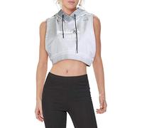Reebok Women's Combat Glory Hoodie Skull Grey Large