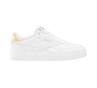 Reebok Women's Court Advance Bold Sneaker, White/White/Gold, 7.5 UK