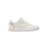 Reebok Women's Court Advance Sneaker, Chalk/Digital Gleam/Purple Rave, 7.5