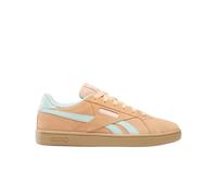Reebok Women's Court Retro Sneaker, Sunkissed Orange/Glitched Aqua/Gum, 6.5 UK
